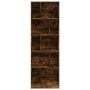 Estantería madera de ingeniería roble ahumado 57x28,5x174 cm de , Librerías y estanterías - Ref: Foro24-847993, Precio: 90,16...