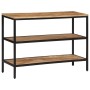Mesa consola madera maciza de mango rugosa 100x35x70 cm de , Mesas auxiliares - Ref: Foro24-374073, Precio: 120,36 €, Descuen...