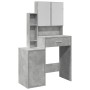 Tocador con mueble gris hormigón 80x35x132 cm de , Tocadores para dormitorios - Ref: Foro24-848237, Precio: 113,76 €, Descuen...