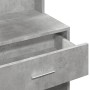 Tocador con mueble gris hormigón 80x35x132 cm de , Tocadores para dormitorios - Ref: Foro24-848237, Precio: 113,76 €, Descuen...