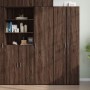 Aparador de madera de ingeniería marrón roble 45x42,5x185 cm de , Aparadores - Ref: Foro24-3281412, Precio: 166,50 €, Descuen...