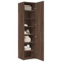 Aparador de madera de ingeniería marrón roble 45x42,5x185 cm de , Aparadores - Ref: Foro24-3281412, Precio: 166,50 €, Descuen...