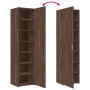 Aparador de madera de ingeniería marrón roble 45x42,5x185 cm de , Aparadores - Ref: Foro24-3281412, Precio: 166,50 €, Descuen...