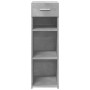 Aparador de madera de ingeniería gris hormigón 30x42,5x93 cm de , Aparadores - Ref: Foro24-846309, Precio: 53,78 €, Descuento: %