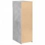 Aparador de madera de ingeniería gris hormigón 30x42,5x93 cm de , Aparadores - Ref: Foro24-846309, Precio: 53,78 €, Descuento: %