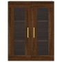 Aparador alto madera contrachapada marrón roble 69,5x34x180 cm de , Aparadores - Ref: Foro24-3198272, Precio: 165,48 €, Descu...