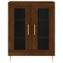 Aparador alto madera contrachapada marrón roble 69,5x34x180 cm de , Aparadores - Ref: Foro24-3198272, Precio: 165,48 €, Descu...