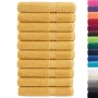 Toallas premium SOLUND 10 unidades dorado 100x200 cm 600 gsm de , Toallas - Ref: Foro24-137295, Precio: 250,34 €, Descuento: %