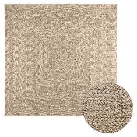 Alfombra ZIZUR aspecto yute interior/exterior beige 240x240 cm de , Alfombras - Ref: Foro24-4010399, Precio: 174,52 €, Descue...