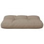Cojín para sofá de palets de tela gris taupé 60x40x12 cm de , Cojines para sillas y sofás - Ref: Foro24-360565, Precio: 22,80...