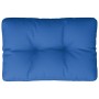 Cojín para sofá de palets de tela azul 60x40x12 cm de , Cojines para sillas y sofás - Ref: Foro24-360567, Precio: 19,66 €, De...