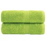 Toallas de invitados SOLUND 2 uds verde manzana 30x50 cm 600gsm de , Toallas - Ref: Foro24-137494, Precio: 14,06 €, Descuento: %