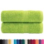 Toallas de invitados SOLUND 2 uds verde manzana 30x50 cm 600gsm de , Toallas - Ref: Foro24-137494, Precio: 14,06 €, Descuento: %
