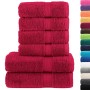 Juego de toallas premium SOLUND 6 unidades rojo 600 gsm de , Toallas - Ref: Foro24-137564, Precio: 47,02 €, Descuento: %