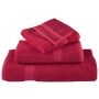Juego de toallas premium SOLUND 6 unidades rojo 600 gsm de , Toallas - Ref: Foro24-137564, Precio: 47,02 €, Descuento: %