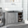 Armario de lavabo madera de ingeniería gris Sonoma 90x29x55 cm de , Muebles de baño - Ref: Foro24-848127, Precio: 81,43 €, De...