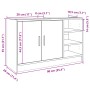 Armario de lavabo madera de ingeniería gris Sonoma 90x29x55 cm de , Muebles de baño - Ref: Foro24-848127, Precio: 81,43 €, De...