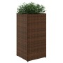 Jardineras 2 unidades ratán sintético marrón 30x30x60 cm de , Maceteros y jardineras - Ref: Foro24-3210517, Precio: 94,68 €, ...