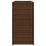 Jardineras 2 unidades ratán sintético marrón 30x30x60 cm de , Maceteros y jardineras - Ref: Foro24-3210517, Precio: 94,68 €, ...