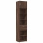 Armario estrecho madera ingeniería marrón roble 50x42,5x225 cm de , Aparadores - Ref: Foro24-3281314, Precio: 176,56 €, Descu...