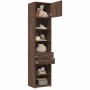 Armario estrecho madera ingeniería marrón roble 50x42,5x225 cm de , Aparadores - Ref: Foro24-3281314, Precio: 176,56 €, Descu...