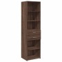 Armario estrecho madera ingeniería marrón roble 50x42,5x225 cm de , Aparadores - Ref: Foro24-3281314, Precio: 176,56 €, Descu...