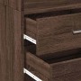 Armario estrecho madera ingeniería marrón roble 50x42,5x225 cm de , Aparadores - Ref: Foro24-3281314, Precio: 176,56 €, Descu...