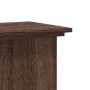 Soportes de plantas madera ingeniería marrón roble 33x33x100 cm de , Soportes para macetas - Ref: Foro24-852984, Precio: 57,8...