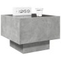 Mesita de noche con Infinity LED gris hormigón 40x40x30 cm de , Mesitas de noche - Ref: Foro24-3284066, Precio: 83,51 €, Desc...