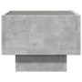 Mesita de noche con Infinity LED gris hormigón 40x40x30 cm de , Mesitas de noche - Ref: Foro24-3284066, Precio: 83,51 €, Desc...