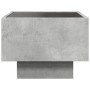 Mesita de noche con Infinity LED gris hormigón 40x40x30 cm de , Mesitas de noche - Ref: Foro24-3284066, Precio: 83,51 €, Desc...