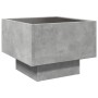 Mesita de noche con Infinity LED gris hormigón 40x40x30 cm de , Mesitas de noche - Ref: Foro24-3284066, Precio: 83,51 €, Desc...