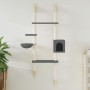 Árbol rascador para gatos de pared gris oscuro 180 cm de , Mobiliario para gatos - Ref: Foro24-172403, Precio: 74,78 €, Descu...