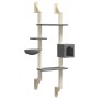 Árbol rascador para gatos de pared gris oscuro 180 cm de , Mobiliario para gatos - Ref: Foro24-172403, Precio: 74,78 €, Descu...