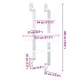 Árbol rascador para gatos de pared gris oscuro 180 cm de , Mobiliario para gatos - Ref: Foro24-172403, Precio: 74,78 €, Descu...