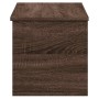Caja de almacenaje madera ingeniería marrón roble 90x35x35 cm de , Baúles de almacenamiento - Ref: Foro24-840687, Precio: 79,...