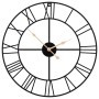 Reloj de pared de hierro negro Ø50 cm de , Relojes de pared - Ref: Foro24-4008411, Precio: 50,29 €, Descuento: %