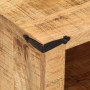 Mueble de TV madera maciza de mango rugosa 110x35x40 cm de , Almacenamiento para CD y DVD - Ref: Foro24-376041, Precio: 220,1...