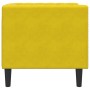 Sillón Chesterfield de terciopelo amarillo de , Sofás - Ref: Foro24-372679, Precio: 162,84 €, Descuento: %
