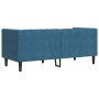 Sofá Chesterfield 2 plazas con cojines terciopelo azul de , Sofás - Ref: Foro24-372691, Precio: 246,36 €, Descuento: %