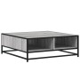 Mesa de centro madera ingeniería metal gris Sonoma 80x80x30 cm de , Mesas de centro - Ref: Foro24-848772, Precio: 64,30 €, De...