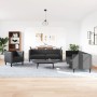 Juego de sofás Chesterfield 3 piezas cuero sintético negro de , Sofás - Ref: Foro24-3209267, Precio: 792,85 €, Descuento: %