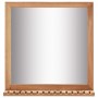 Espejo de cuarto de baño madera maciza de nogal 60x12x62 cm en Espejos | Comprar online en Foru.es