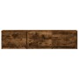 Mueble de TV LED madera ingeniería roble ahumado 165x34x40 cm de , Muebles TV - Ref: Foro24-852254, Precio: 101,79 €, Descuen...