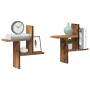 Estantes de pared 2 uds madera ingeniería envejecida 38x12x38cm de , Estantes y estanterías - Ref: Foro24-853252, Precio: 24,...