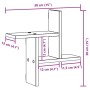 Estantes de pared 2 uds madera ingeniería envejecida 38x12x38cm de , Estantes y estanterías - Ref: Foro24-853252, Precio: 24,...