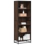 Estantería de madera de ingeniería marrón roble 60x35x170,5 cm de , Librerías y estanterías - Ref: Foro24-3300854, Precio: 10...
