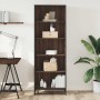 Estantería de madera de ingeniería marrón roble 60x35x170,5 cm de , Librerías y estanterías - Ref: Foro24-3300854, Precio: 10...
