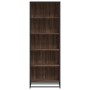 Estantería de madera de ingeniería marrón roble 60x35x170,5 cm de , Librerías y estanterías - Ref: Foro24-3300854, Precio: 10...