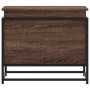 Caja de almacenaje con tapa madera marrón roble 60x40x51,5 cm de , Cestas para almacenaje - Ref: Foro24-848798, Precio: 54,68...